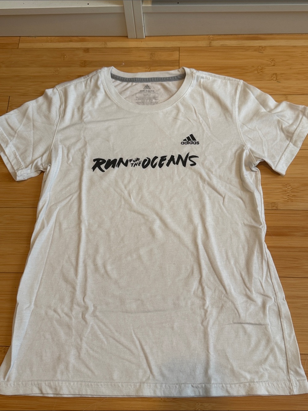 adidas White Short-Sleeve Graphic T-Shirt